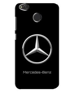 Чехол для Xiaomi Redmi 4X с картинкой «Mercedes Silver Logo»