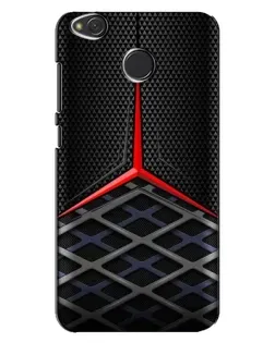 Чехол для Xiaomi Redmi 4X с картинкой «Mercedes Carbon Grid»