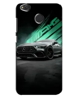 Чехол для Xiaomi Redmi 4X с картинкой «Темный Mercedes AMG»