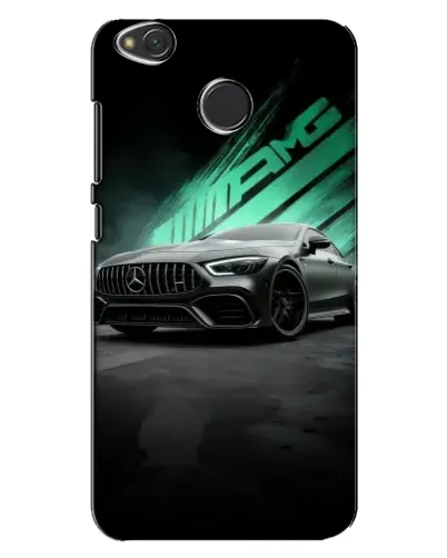 Чехол для Xiaomi Redmi 4X с картинкой «Темный Mercedes AMG»