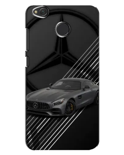Чехол для Xiaomi Redmi 4X с картинкой «Mercedes AMG — графика»