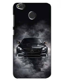 Чехол для Xiaomi Redmi 4X с картинкой «Mercedes в дыму»