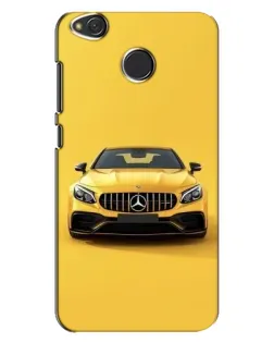 Чехол для Xiaomi Redmi 4X с картинкой «Желтый Mercedes GT»