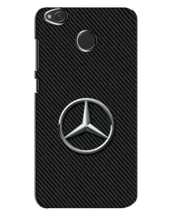 Чехол для Xiaomi Redmi 4X с картинкой «Карбоновый Mercedes стиль»