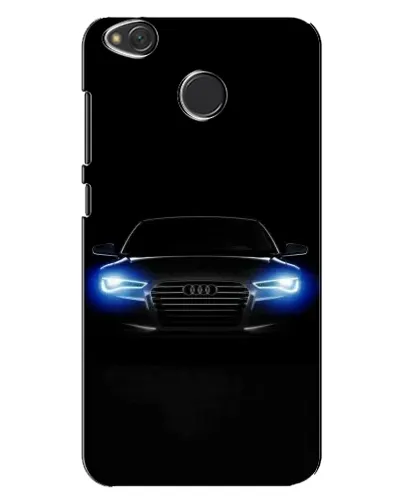 Чехол для Xiaomi Redmi 4X с картинкой «Audi в неоне»
