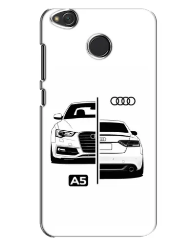 Чехол для Xiaomi Redmi 4X с картинкой «Audi — контрастный дизайн»