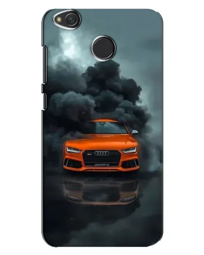 Чехол для Xiaomi Redmi 4X с картинкой «Audi в облаках дыма»