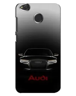 Чехол для Xiaomi Redmi 4X с картинкой «Audi — градиентный контур»
