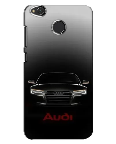 Чехол для Xiaomi Redmi 4X с картинкой «Audi — градиентный контур»
