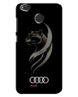 Чехол для Xiaomi Redmi 4X с картинкой «Графика — пантера и Audi»