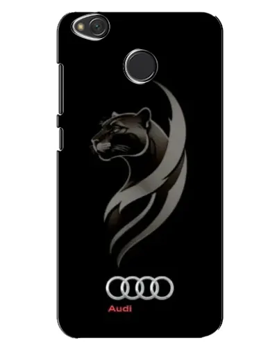 Чехол для Xiaomi Redmi 4X с картинкой «Графика — пантера и Audi»