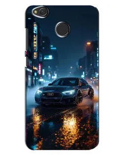 Чехол для Xiaomi Redmi 4X с картинкой «Ночной город и Audi»