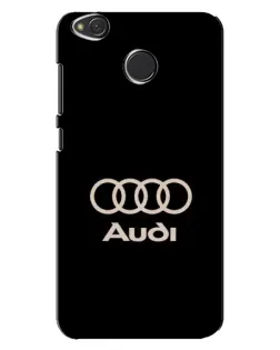 Чехол для Xiaomi Redmi 4X с картинкой «Audi — золотой логотип»