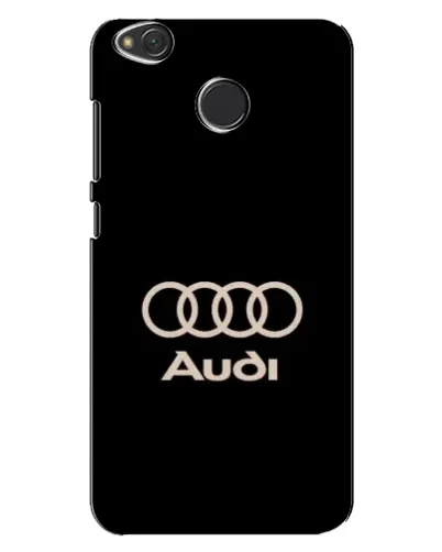 Чехол для Xiaomi Redmi 4X с картинкой «Audi — золотой логотип»