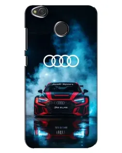 Чехол для Xiaomi Redmi 4X с картинкой «Audi Sport — неон»