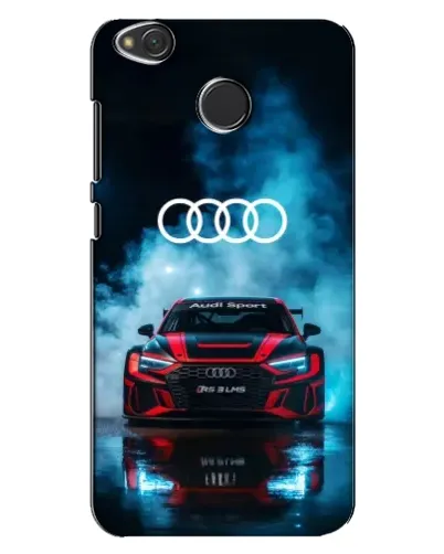Чехол для Xiaomi Redmi 4X с картинкой «Audi Sport — неон»