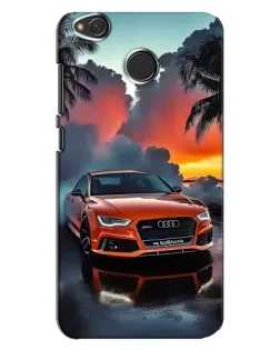 Чехол для Xiaomi Redmi 4X с картинкой «Audi — закат»