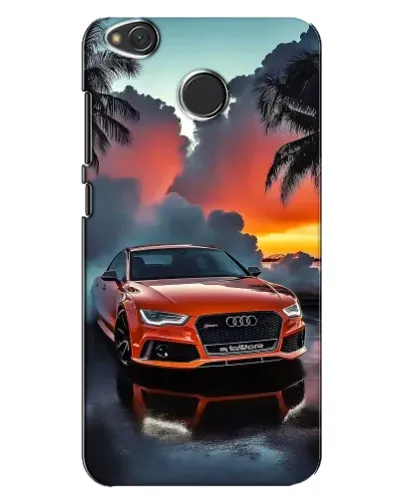 Чехол для Xiaomi Redmi 4X с картинкой «Audi — закат»