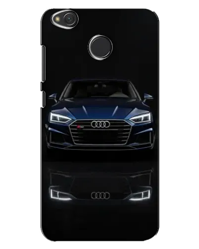 Чехол для Xiaomi Redmi 4X с картинкой «Audi — ночное отражение»