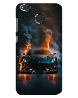 Чохол для Xiaomi Redmi 4X з картинкою «Lamborghini димна естетика»