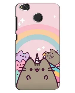 Чехол для Xiaomi Redmi 4X с картинкой «Единорог Pusheen»
