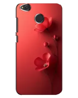 Чохол для Xiaomi Redmi 4X з картинкою «Макові суцвіття»