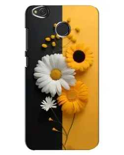 Чохол для Xiaomi Redmi 4X з картинкою «Соняшник та ромашка»