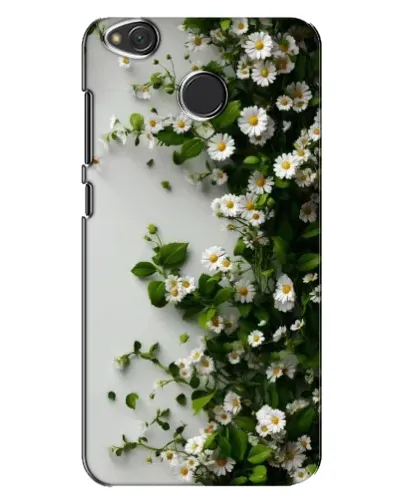Чохол для Xiaomi Redmi 4X з картинкою «Гілка дрібних білих квітів»