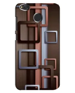 Чохол для Xiaomi Redmi 4X з картинкою «Коричневі об'ємні квадрати» Чохол для Xiaomi Redmi 4X з картинкою «Коричневі об'ємні квадрати»