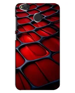 Чохол для Xiaomi Redmi 4X з картинкою «Червона глянцева сітка»