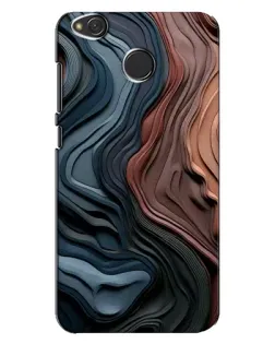 Чохол для Xiaomi Redmi 4X з картинкою «Кольорові хвилі каньйону»