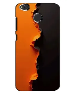 Чохол для Xiaomi Redmi 4X з картинкою «Помаранчевий розлом»