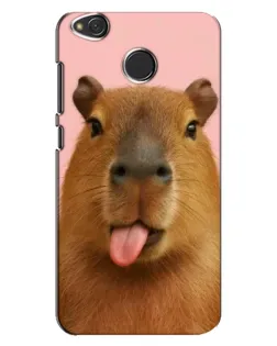Чехол для Xiaomi Redmi 4X с картинкой «Капибара с языком» Чехол для Xiaomi Redmi 4X с картинкой «Капибара с языком»