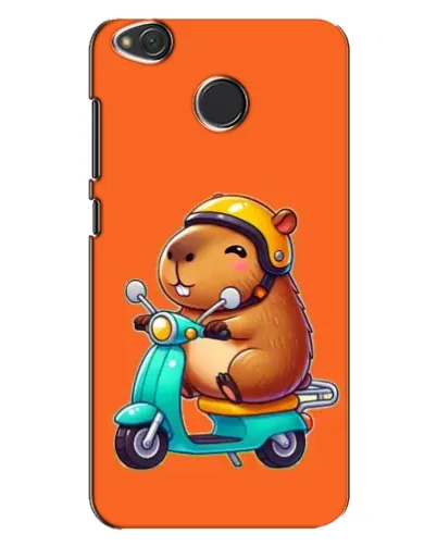 Чехол для Xiaomi Redmi 4X с картинкой «Капибара на скутере»