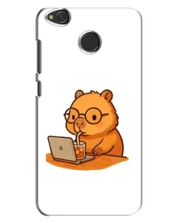 Чехол для Xiaomi Redmi 4X с картинкой «Капибара с ноутбуком» Чехол для Xiaomi Redmi 4X с картинкой «Капибара с ноутбуком»