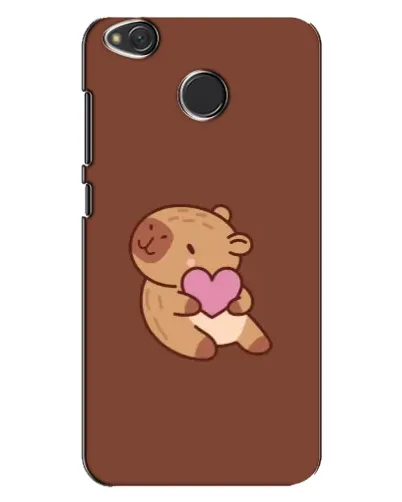 Чехол для Xiaomi Redmi 4X с картинкой «Капибара с сердцем»