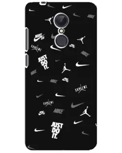 Чохол для Xiaomi Redmi 5 Plus з картинкою «Nike Black Pattern»