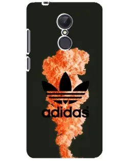 Чохол для Xiaomi Redmi 5 Plus з картинкою «Помаранчевий дим Adidas»