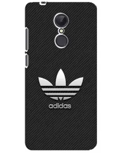Чохол для Xiaomi Redmi 5 Plus з картинкою «Adidas Карбонова текстура»