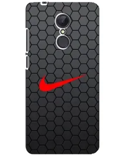 Чохол для Xiaomi Redmi 5 Plus з картинкою «Nike — карбонова сітка»