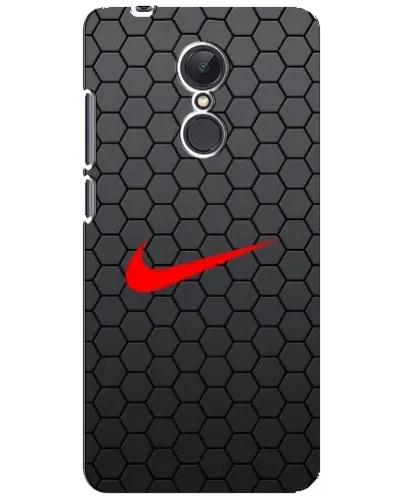 Чехол для Xiaomi Redmi 5 Plus с картинкой «Nike — карбоновая сетка»