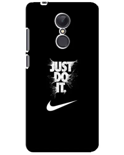 Чехол для Xiaomi Redmi 5 Plus с картинкой «Текстовый принт Nike»