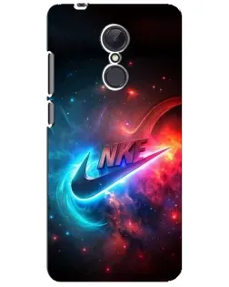 Чехол для Xiaomi Redmi 5 Plus с картинкой «Огненный логотип Nike»
