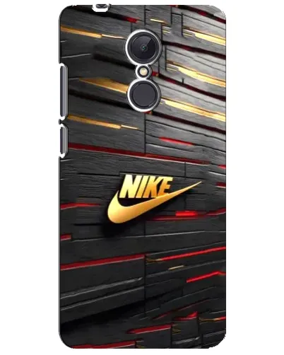 Чехол для Xiaomi Redmi 5 Plus с картинкой «Золотой Nike на металле»