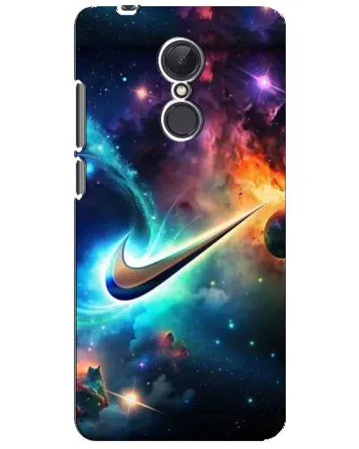 Чехол для Xiaomi Redmi 5 Plus с картинкой «Космический Nike Swoosh»
