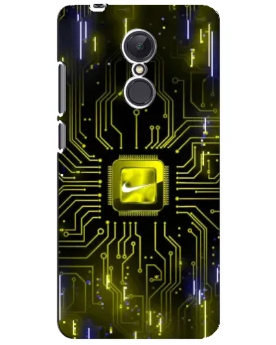 Чехол для Xiaomi Redmi 5 Plus с картинкой «Nike — золотая искра»