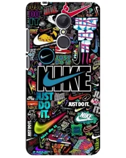 Чехол для Xiaomi Redmi 5 Plus с картинкой «Яркий коллаж Nike»