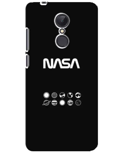 Чохол для Xiaomi Redmi 5 Plus з картинкою «NASA — технічний принт»