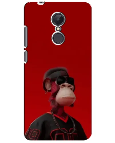 Чехол для Xiaomi Redmi 5 Plus с картинкой «Bored Ape в красном» Чехол для Xiaomi Redmi 5 Plus с картинкой «Bored Ape в красном»