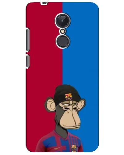 Чехол для Xiaomi Redmi 5 Plus с картинкой «Bored Ape — фанат Барсы» Чехол для Xiaomi Redmi 5 Plus с картинкой «Bored Ape — фанат Барсы»